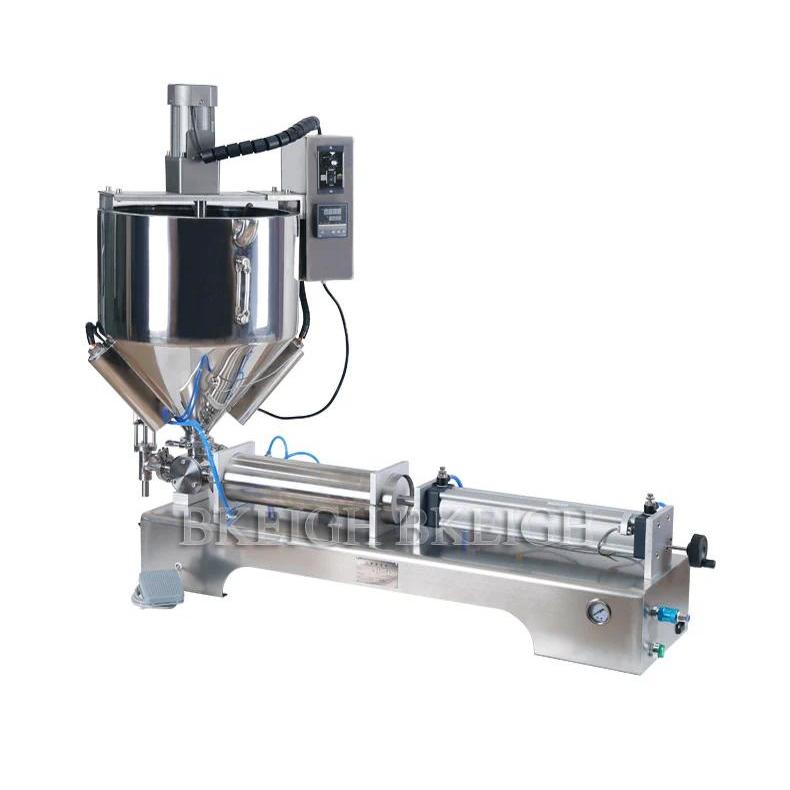 Single-Head Paste Filling Machine For Face Cream Tomato Sauce Peanut Sauce Chili Sauce Filling Machi