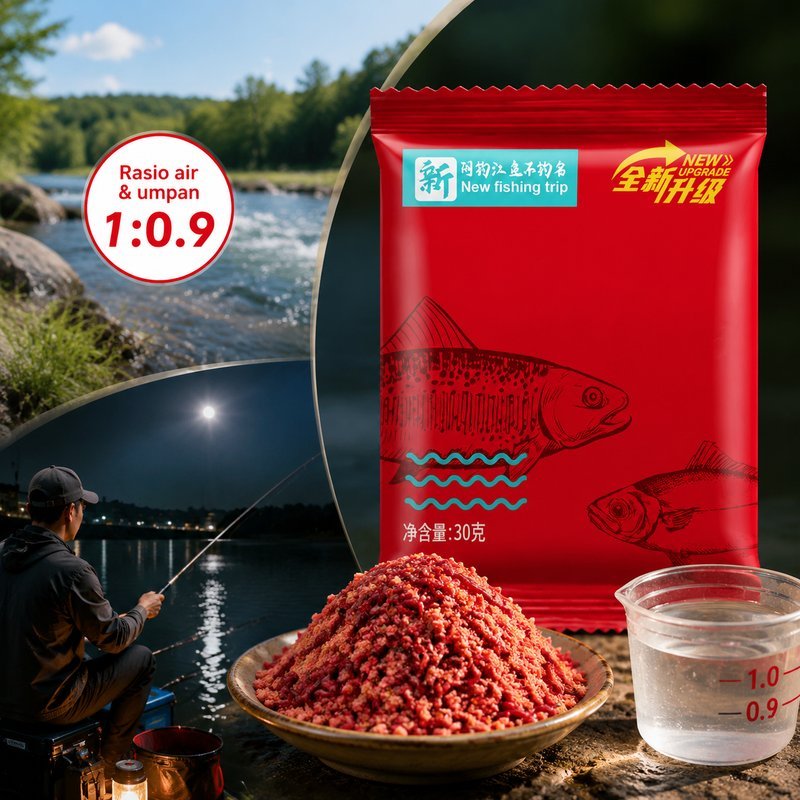 Umpan Mancing Ikan Sungai Umpan Mancing Di Kali 30g Tanpa Cuci 1pcs Ikan Batu Dan Wader Praktis