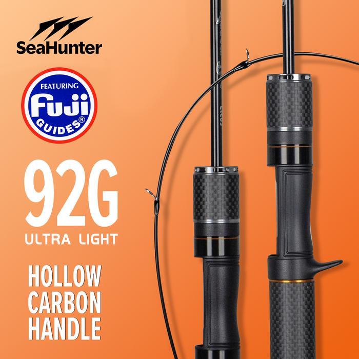 PROMO [OFFICIAL] SeaHunter Black Arrow PRO Joran Pancing,FUJI Gudang Panjang Joran BC Casting/Spinni