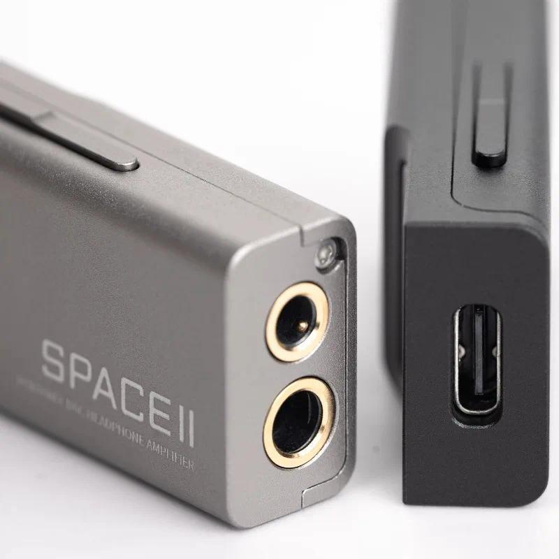 TANCHJIM SPACE2 Decoder DSP Sound Effects Headphone Amp 3.5mm 4.4mm Balanced Output Lightweight HiFi