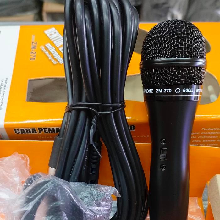 Mic Toa Microphone Toa ZM-270 ORI Microphone kabel Toa