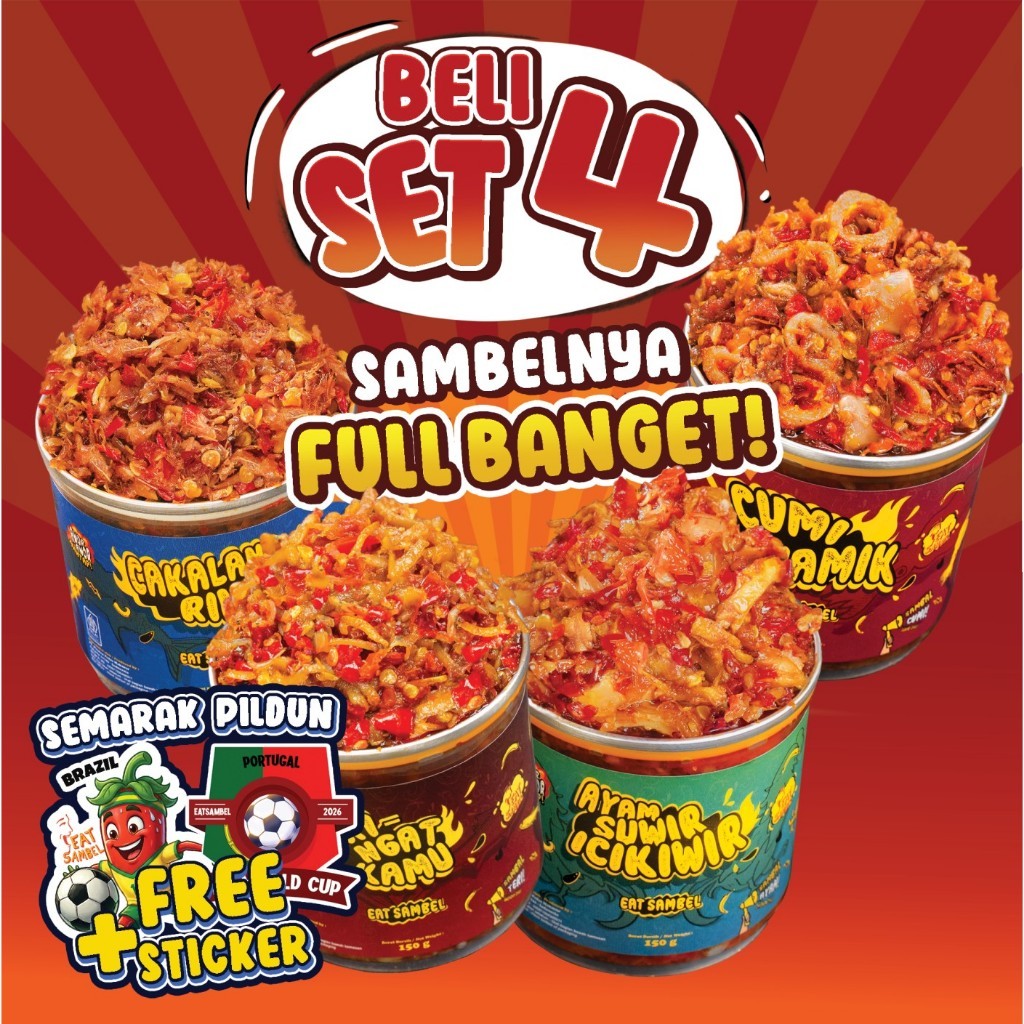 Ready Eatsambel - Paket Kerjasama Mas Yangun (Set 4)