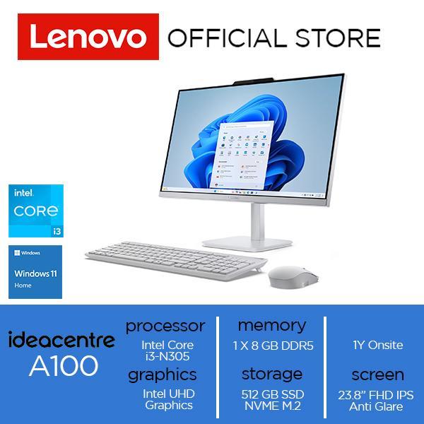 Lenovo AIO A100 Core i3-N305 8GB 512GB W11