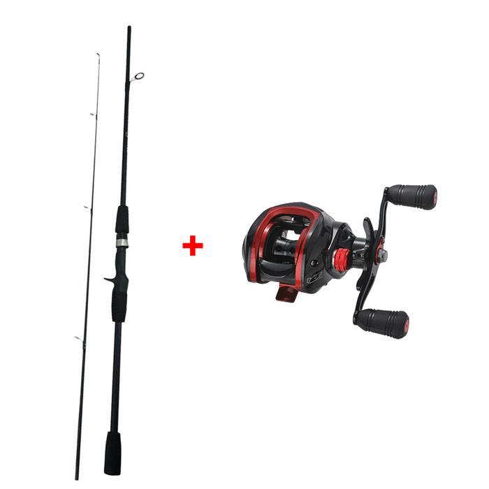 Best Seller joran bc casting 1 set/joran casting 1 set lengkap/1 set joran - 2PC 2.4M set