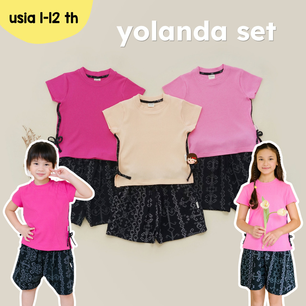 Monami Yolanda Set - Setelan Anak Perempuan