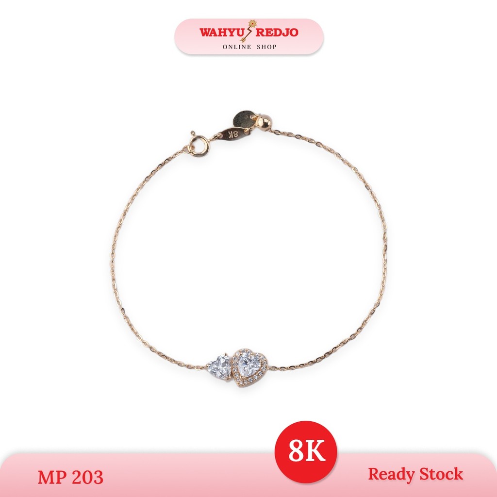 WAHYU REDJO - GELANG SERUT MATA  LOVE UBS 8K EMAS ASLI 100%