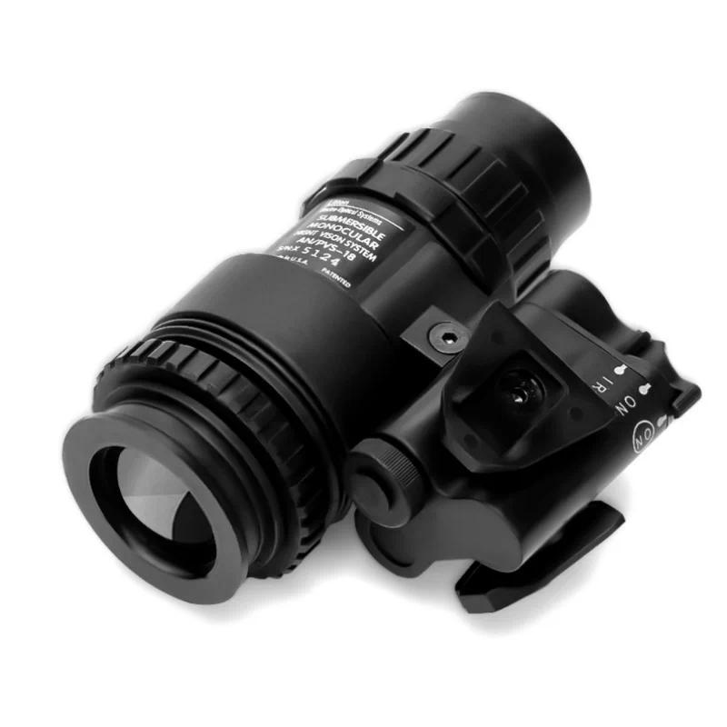 Dummy NVG AN PVS-18 Monocular Night Vision Aksesoris Helm Taktikal Airsoft ABS