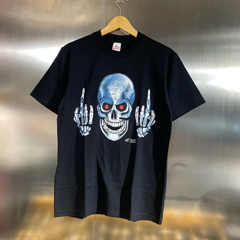 STONE COLD STEVE AUSTIN - WWF JACKASS TSHIRT BLACK