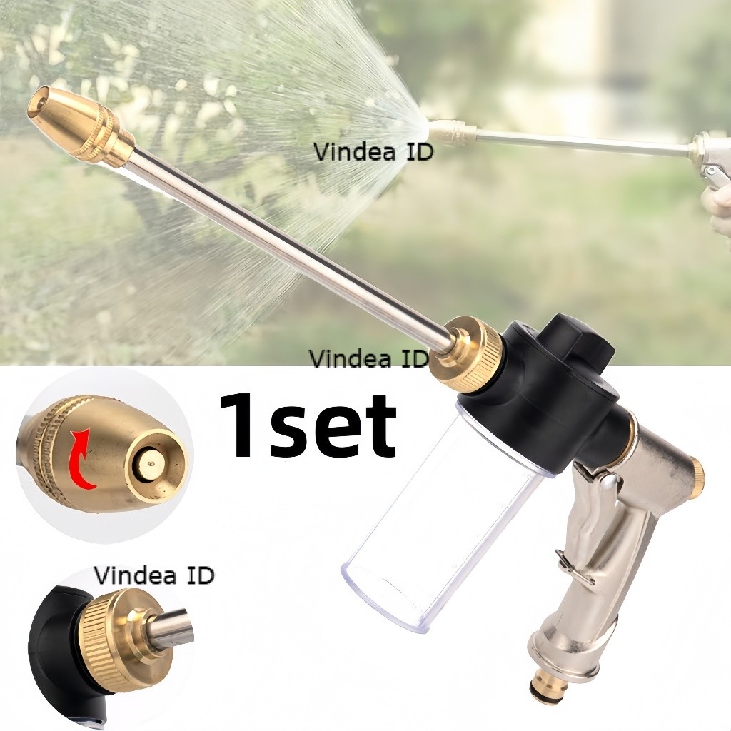 Jet Stick Spray Sprayer Semprotan Air Tabung Sabun Cuci Motor dan Mobil
