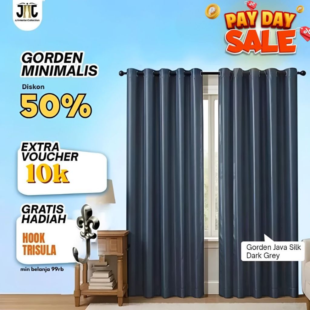 (PAY DAY SALE 25.8)  JJ Interior Collection Gorden Minimalis Hordeng