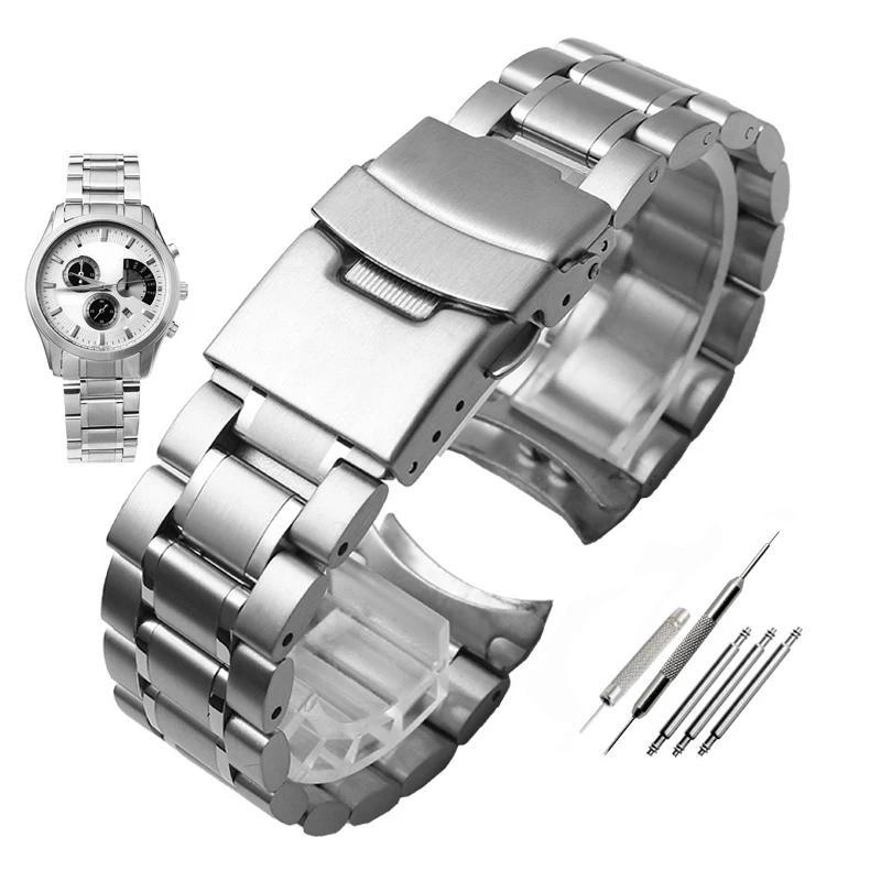 For Casio EFI EFV-540 500 EFS-S510 EFB-650 EQB-501 EFR-303L/303D Stainless Steel Strap 20mm 22mm Wat