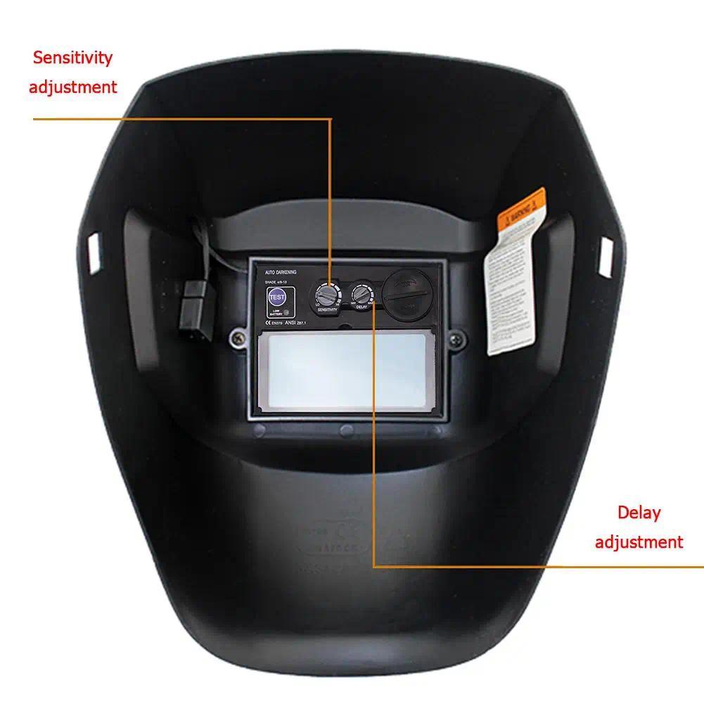 Solar Panel Welder Helmet Eyes Lens Filter Replaceable Welng Helmet Goggles Lens LCD mming Screen fo