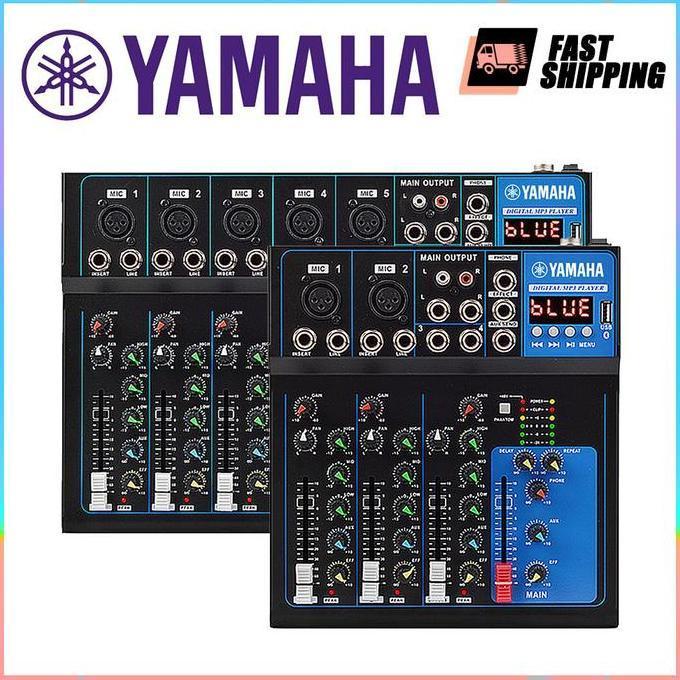 Yamaha MG04/MG07 Propesyonal Audio Mixer with equalizer 4/7 channel built-in EQ/recording function
