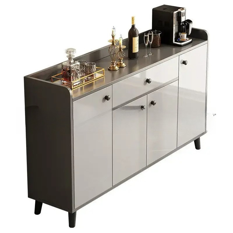 Luxury Kitchen Sideboard Buffet Cabinet with Storage Drawers, Storage Cabinet with 4 Doors & Shelves