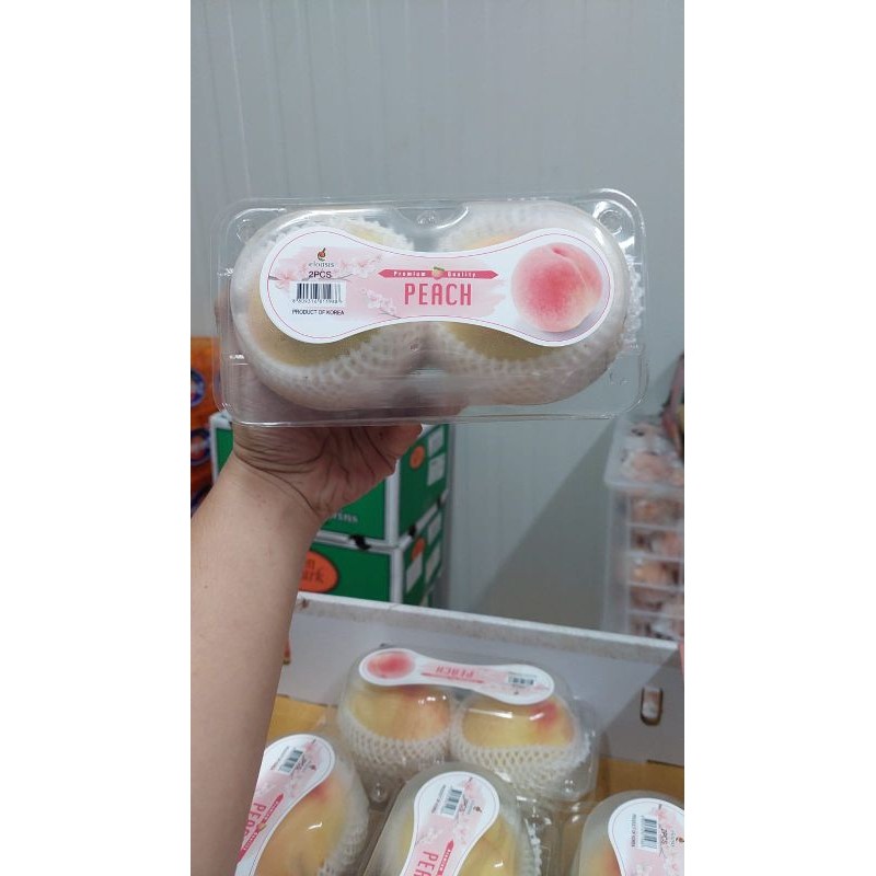 Peach Korea Premium 1pack fresh buah segar