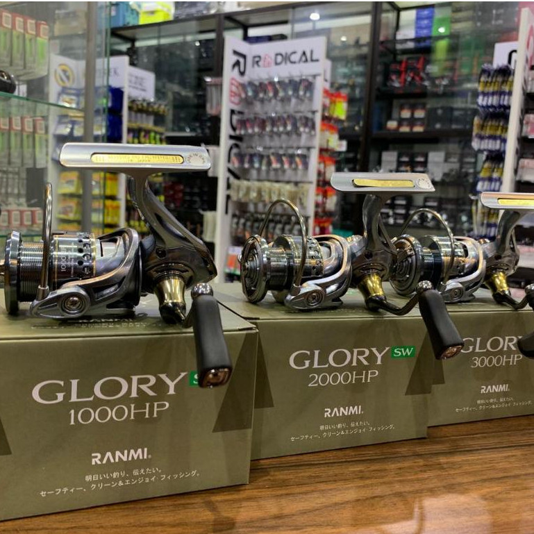 Reel RYOBI by RANMI GLORY 1000/2000/3000/4000/5000-power Handle