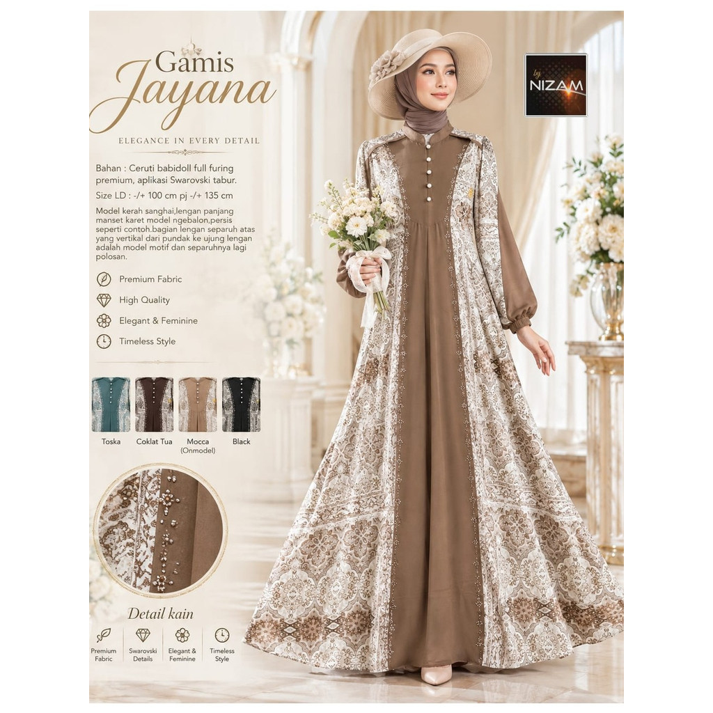 1709      GAMIS JAYANA by NIzAM   DAILY WEAR