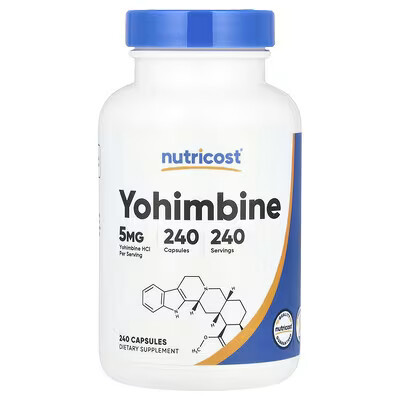 Nutricost Yohimbine 5 mg 240 Capsules