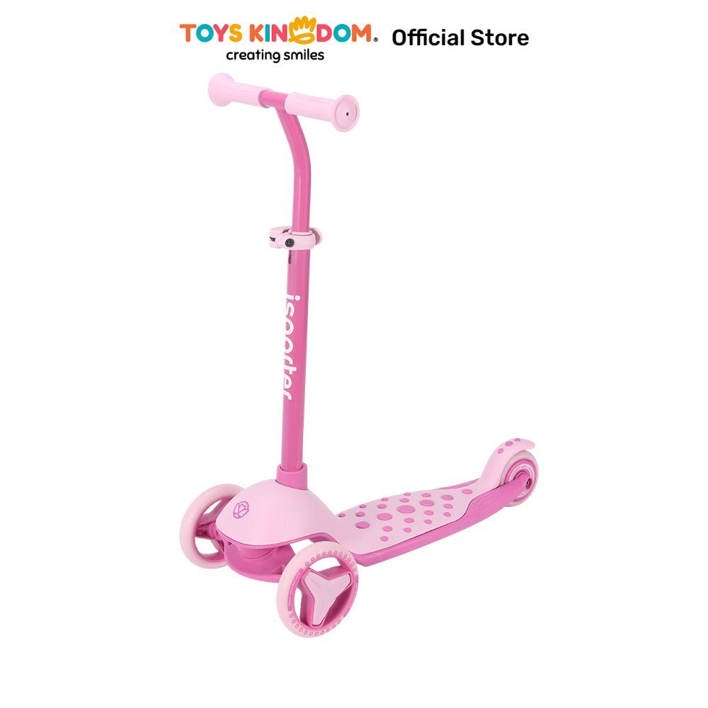 Toys Kingdom Paso Skuter Isporter M3Z - Pink Skuter Anak Roda Tiga Outdoor Sport