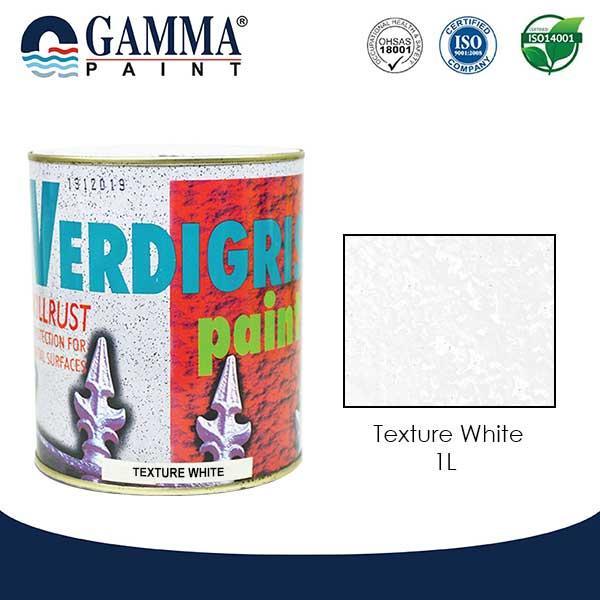 Verdigris Texture WHITE - Cat Tekstur untuk Besi 1L