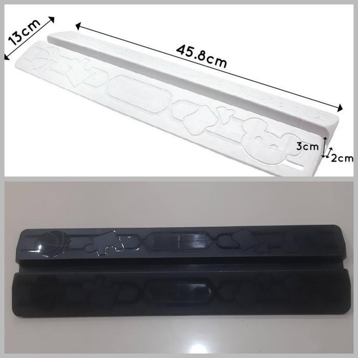 Baby Safe  ABS Step Pass  for Safety Gate Pagar baby safe gate matrial plastik panjang 45cm - HITAM