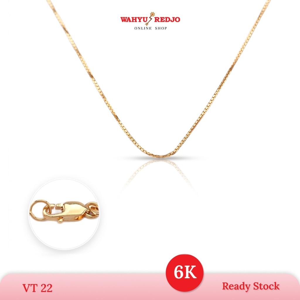 WAHYU REDJO - KALUNG EMAS 6K KH MODEL ITALI ANAK SIMPLE & DAILYWEAR (NON PMR)