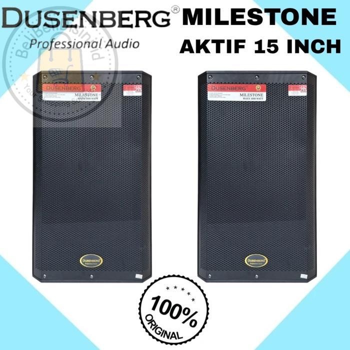 SPEAKER AKTIF BLUETOOTH KARAOKE SMART TV YOUTUBE DUSENBERG 15 INCH MILESTONE 15 SPEAKER KARAOKE INDO