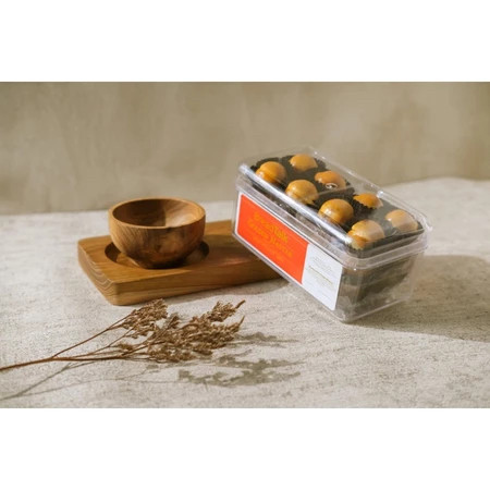 Bity TOPLES DESSERT BOX - 9 X 9 X 5CM / TOPLES KOTAK PERSEGI 119 POLOS MINIMUM 12 PCS