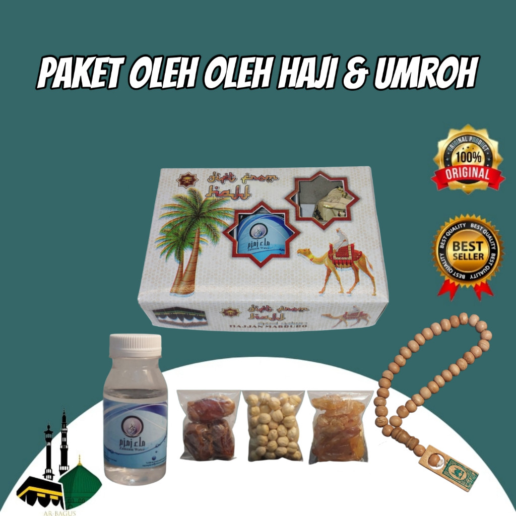 

ipunkfood Paket oleh oleh haji dan umroh dus kotak dengan zamzam 50 pcs