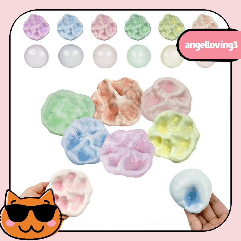 Squishy Mochi Ball Bean Ball Stress Ball Mainan Anak Pencet Remas Bola Mochi Mainan Anak Pencet