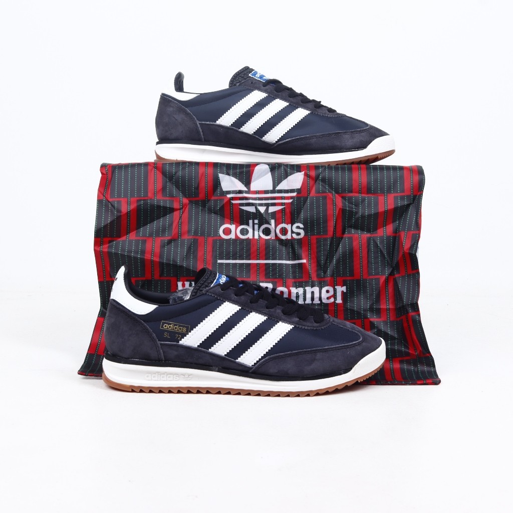 Adidas SL 72 RS Black White Sepatu Ukuran 39-44