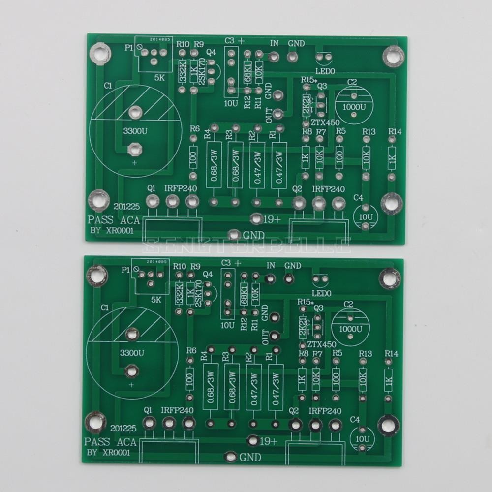 1 Pair Dual Channel PASS ACA Single-Ended Class A Power Amplifier Board PCB