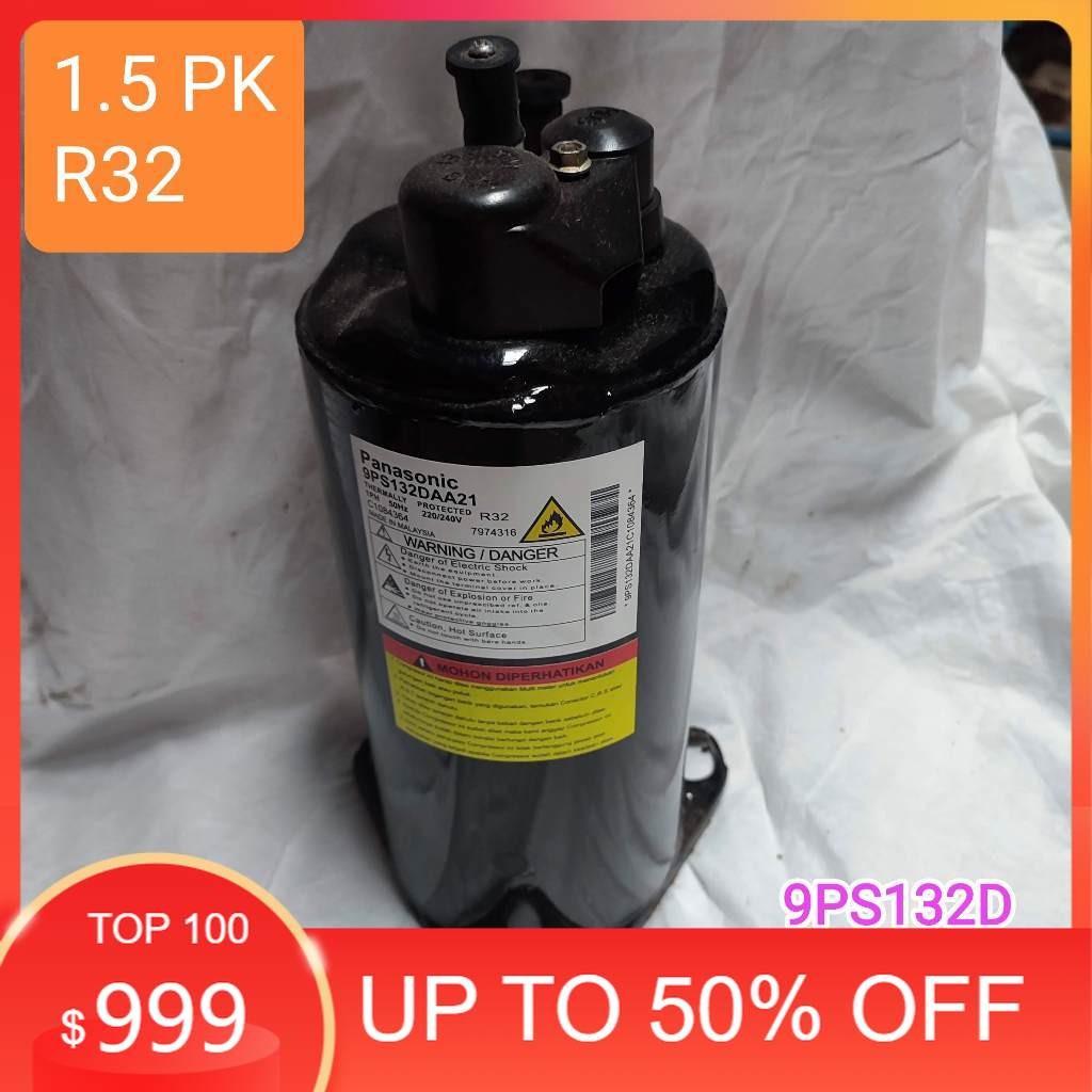 KOMPRESOR AC PANASONIC 1.5PK R32 9PS132DAA21 - COMPRESOR AC 1.5 PK R 32