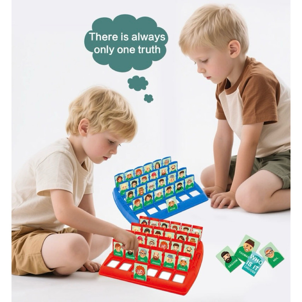 SAMULSHOP Who Is It Board Game/Mainan Edukasi Anak/Family Game/Viral Game/Education Toys