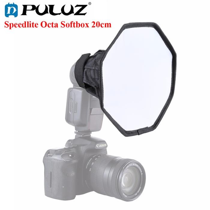 Puluz Okta Softbox Mini 20x20cm for Flash Godox TT600 TT520 TT685 V1 Photonesia