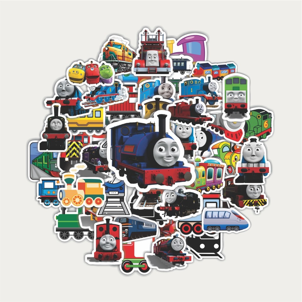 Sticker Pack Stiker Kereta Api Thomas Stiker | Sticker TUMBLR | Stiker LAPTOP KOPER HELM