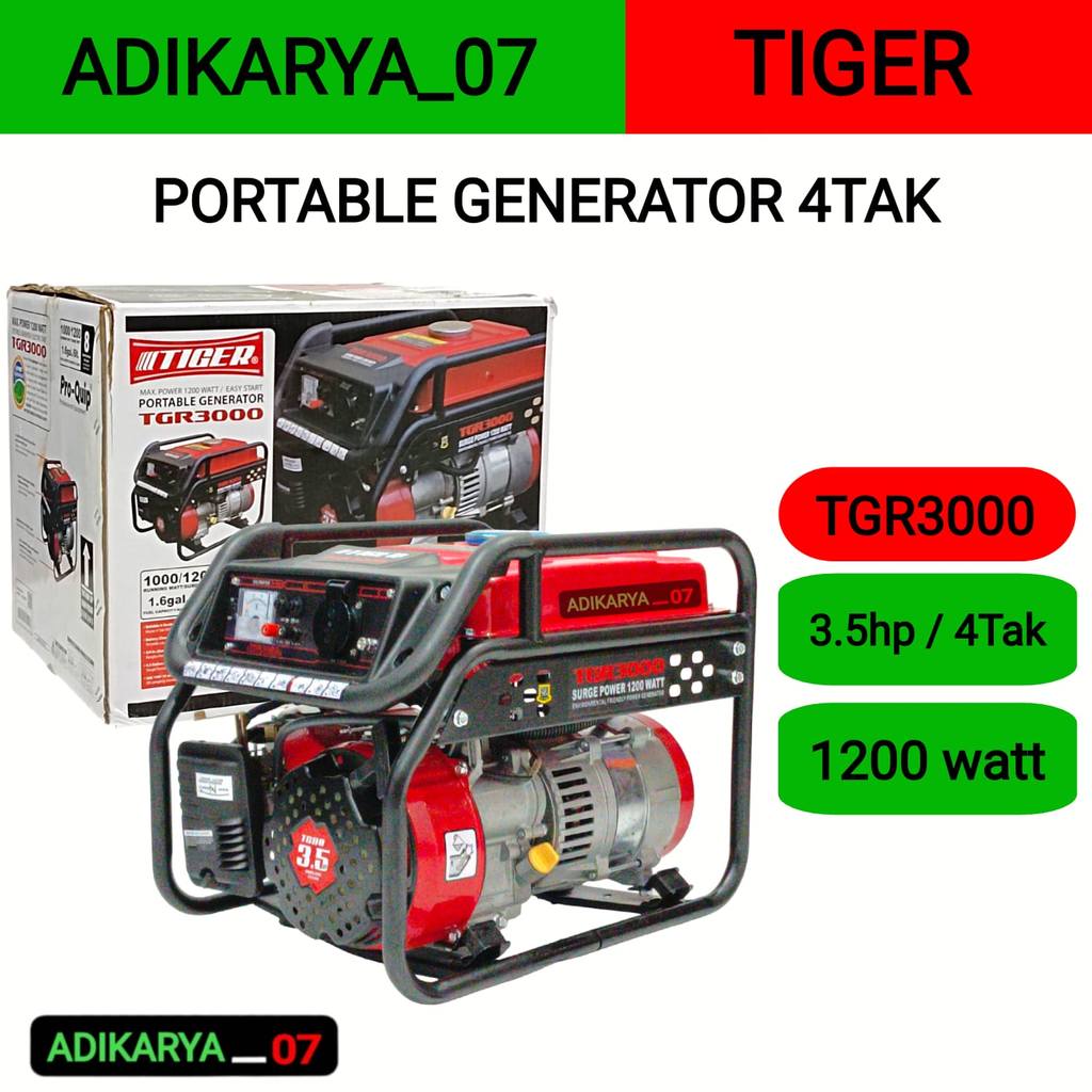 Mesin Genset 1200 Watt 4 Tak TGR3000 Genset 1000 Watt 4 Tak FG2880 Generator Genset 1000 Watt 1200 W