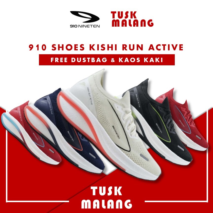 Sepatu Running 910 Kishi Run Active Original Sepatu Olahraga Lari Pria Wanita 910 Original
