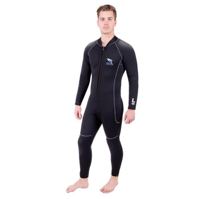 WS70-B Long Wetsuit Diving IST Men 3mm Blue Baju Selam Panjang Pria - S