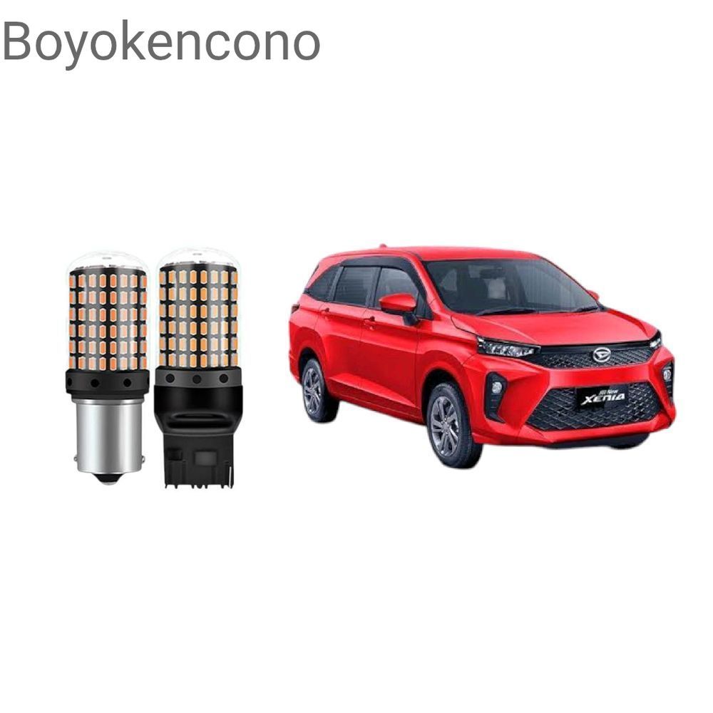 2pcs Lampu Sein Dajjal Daihatsu New Xenia LED belakang T20 Byk