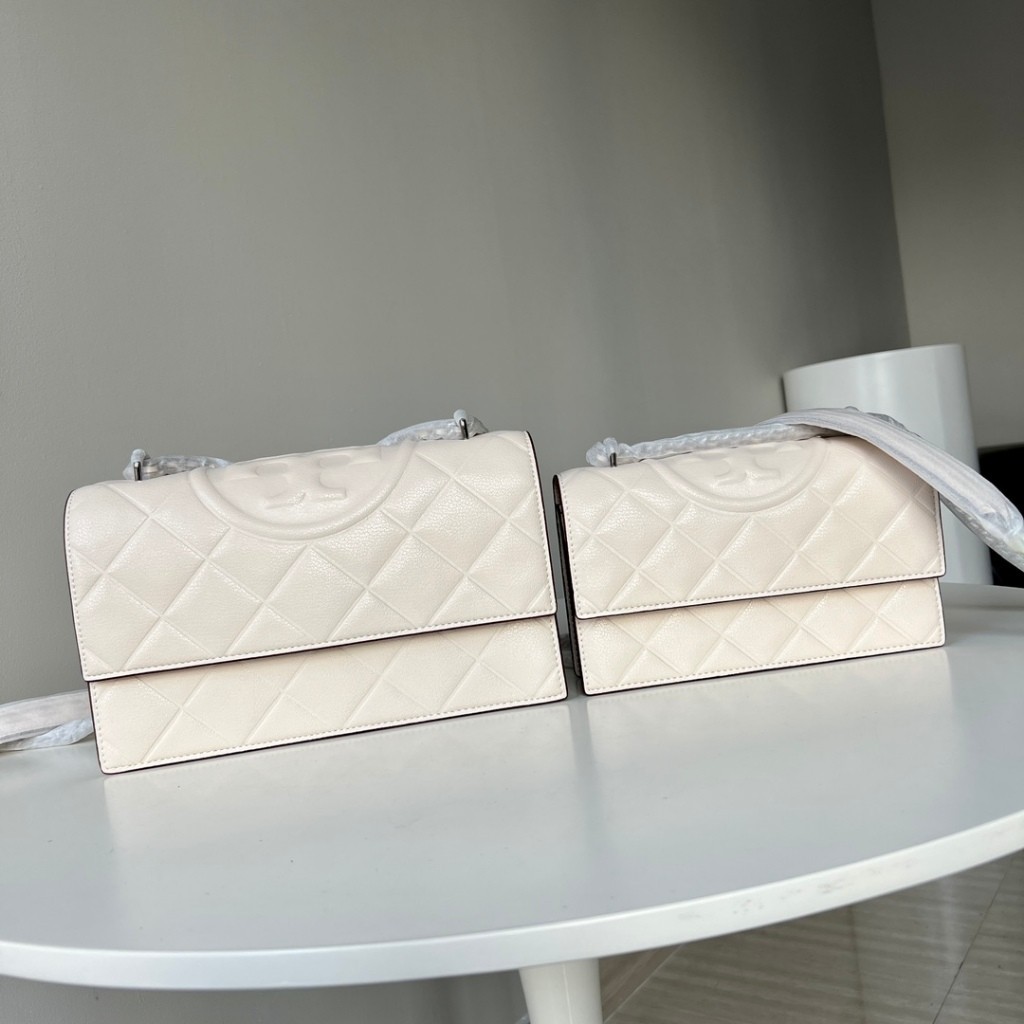 New Tory Burch Willa Women's Chain Bag Goatskin Crossbody Bag TB Tote