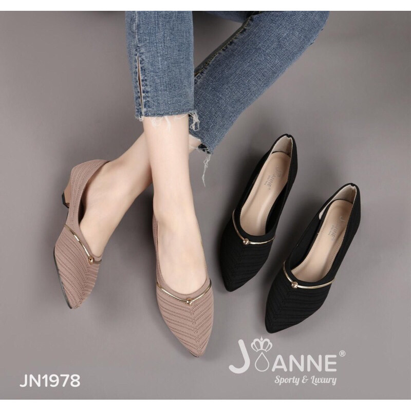 JOANNE JN1978 Sepatu Heels Wanita Kerja Casual