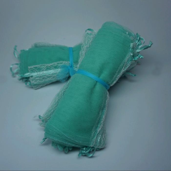 Promo (50 pcs) Kantong Serut Tile Botol Souvenir Size 10x24 - Hijau Lumut/Army