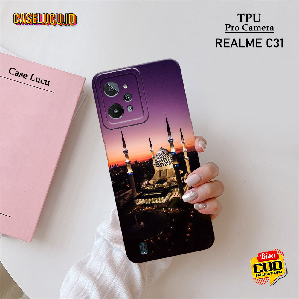Casing Hp Realme C31 Terbaru - Fashion Case Muslim - Case Realme C31 - Soft Case Hp Realme C31- Kesi