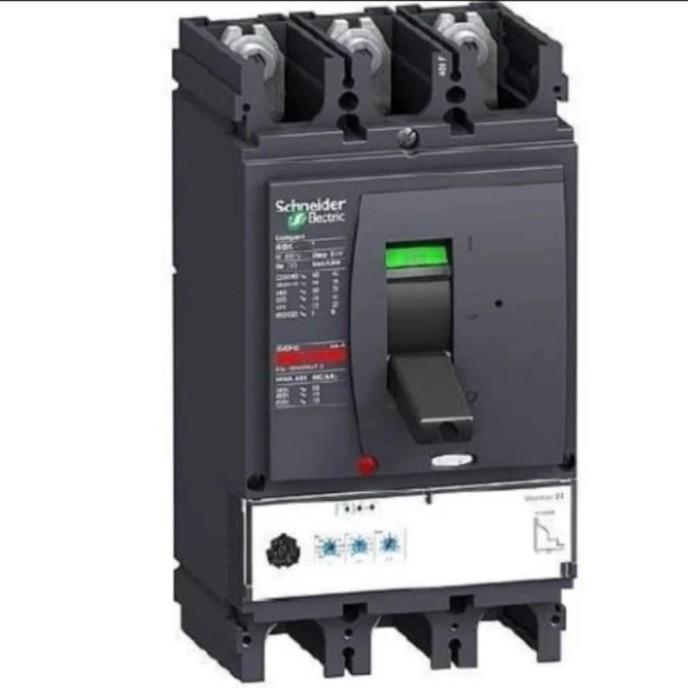 SCHNEIDER MCCB 50KA NSX400N 3P 630A MICROLOGIC 2 3