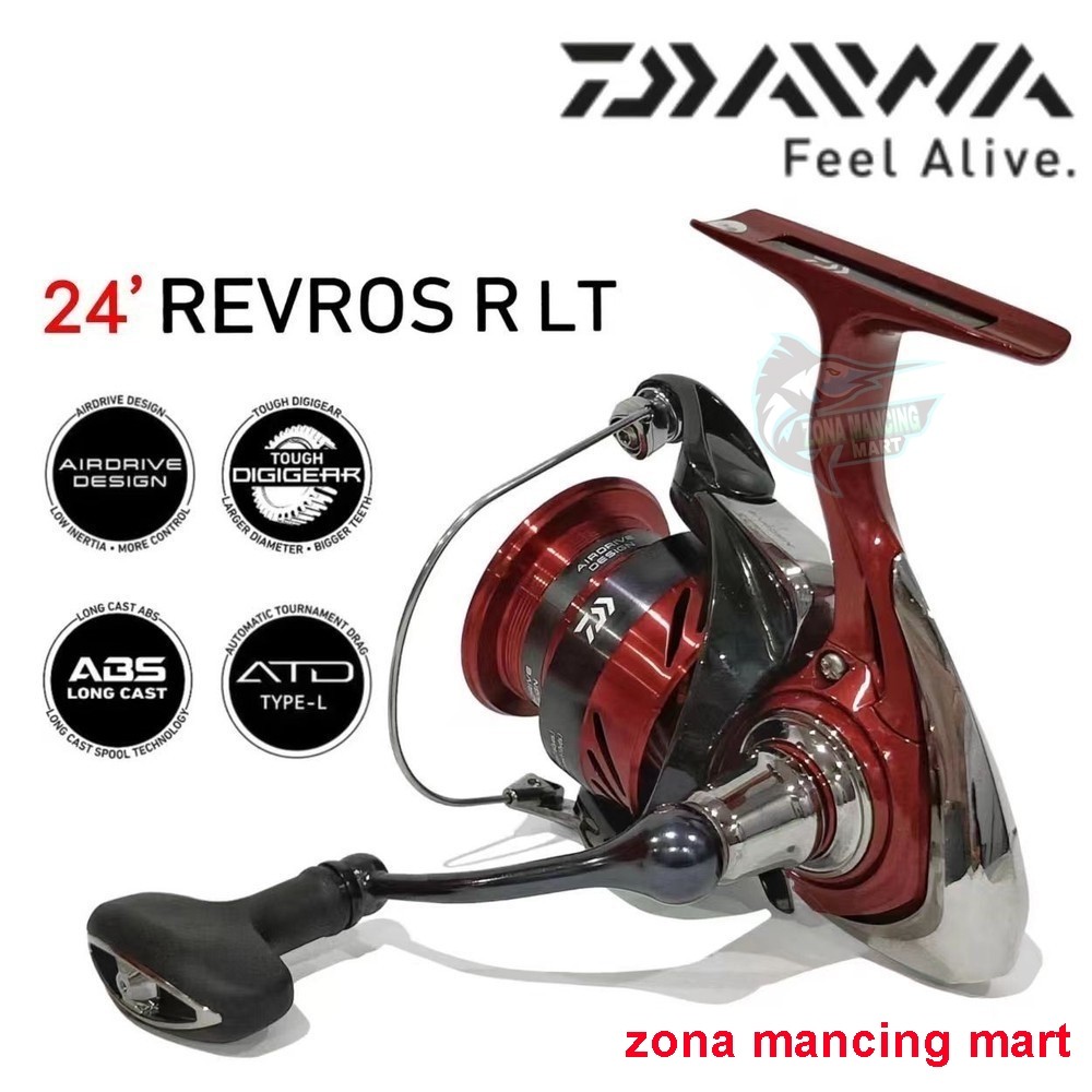 Promo toko Reel DAIWA REVROS R LT 2024 | REVROS RR LT | Galatama - Casting | Pilih Ukuran
