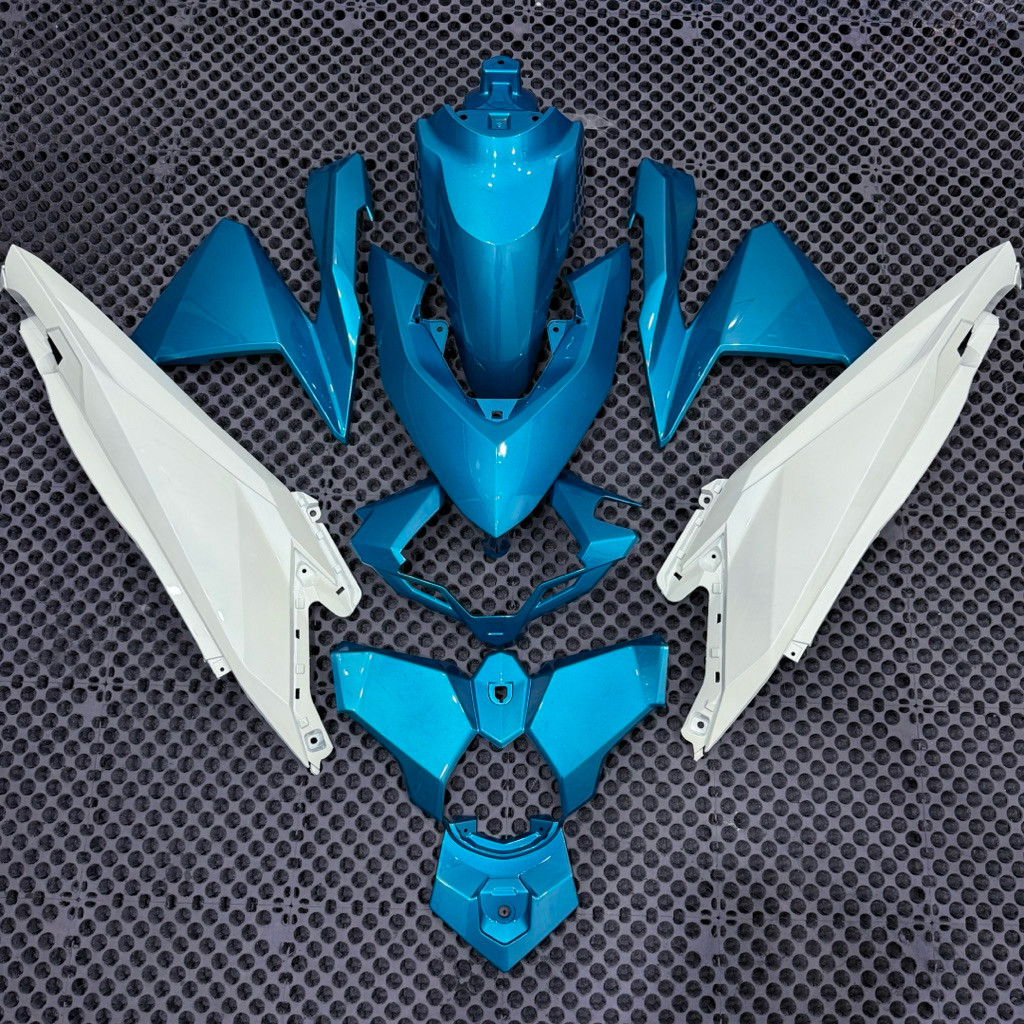 COVER FULL BODY HALUS HONDA VARIO 125/150 LED OLD 2015-2017 BIRU PUTIH