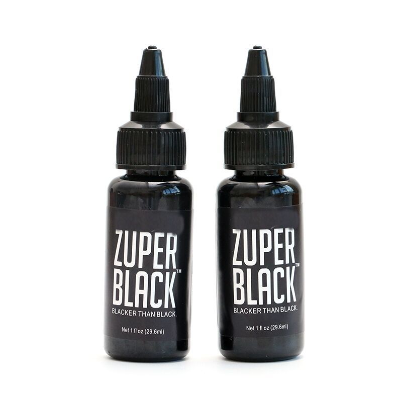 1oz 30ml Tinta Tatto Zuper Black Tinta Tato Dynamic Hitam Super Black Ink Tattoo Tato Pigmen Tinta