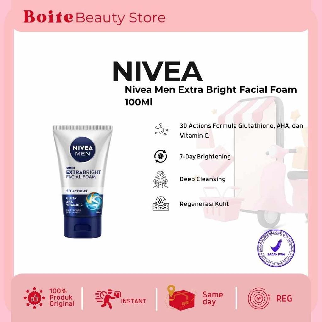 Nivea Men Extra Bright Facial Foam