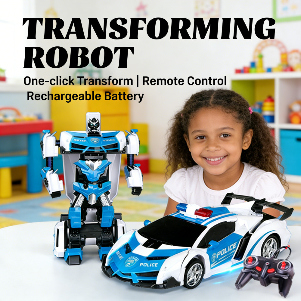 MOBIL ROBOT AUTOBOT DEFORMATION REMOT KONTROL TRANSFORMING CAS BATERAI ROBOT MOBIL JADI REMOT